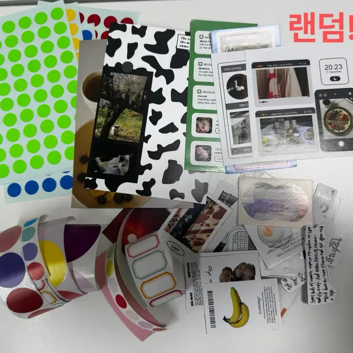 [BUNJANG] DIY Scrapbooking Set / 1번) 다꾸 스크랩 소분세트