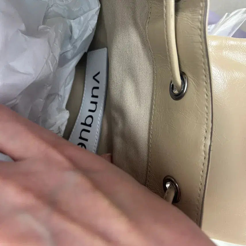 [BUNJANG] Vunque O'cam Beige Backpack / 분크 오캄백팩 베이지 새상품