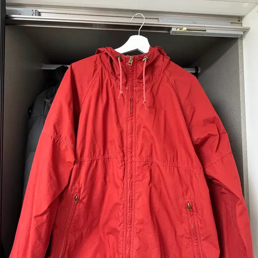 [BUNJANG] Kakis Hooded Jacket Red L / 카키스 후디드 자켓 레드 L