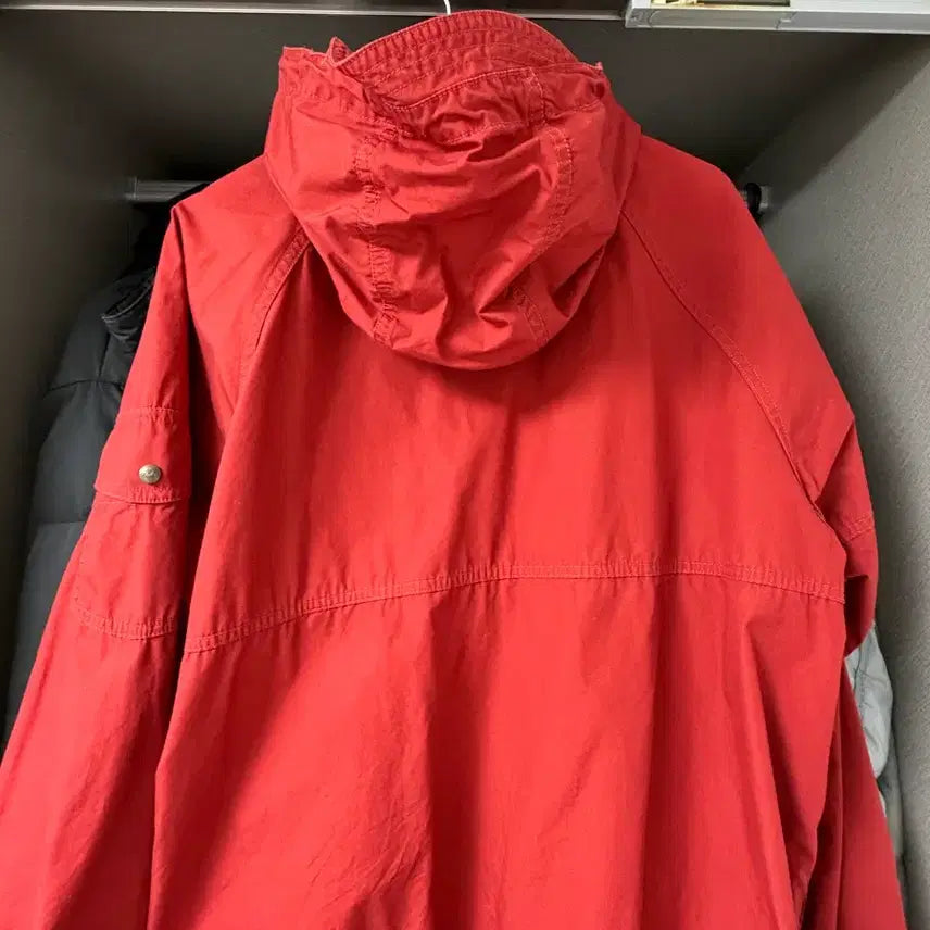 [BUNJANG] Kakis Hooded Jacket Red L / 카키스 후디드 자켓 레드 L