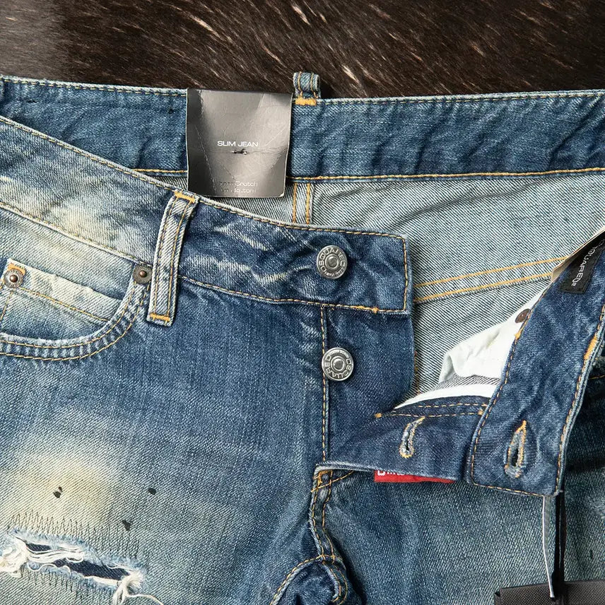 [BUNJANG] Dsquared2 2012SS Slim Fit Washed Denim Pants / [25] 디스퀘어드 2012ss 슬림핏 워싱 데님팬츠