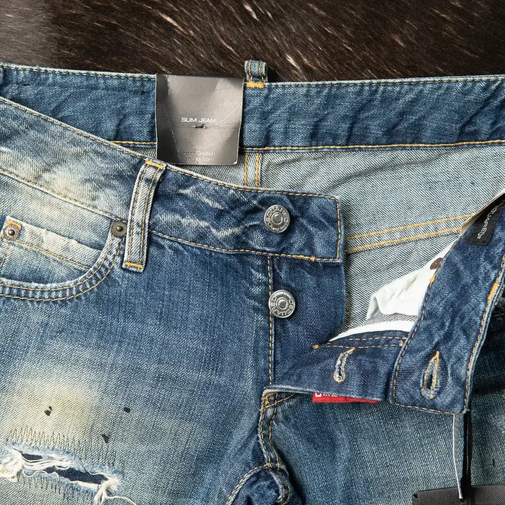 [BUNJANG] Dsquared2 2012SS Slim Fit Washed Denim Pants / [25] 디스퀘어드 2012ss 슬림핏 워싱 데님팬츠