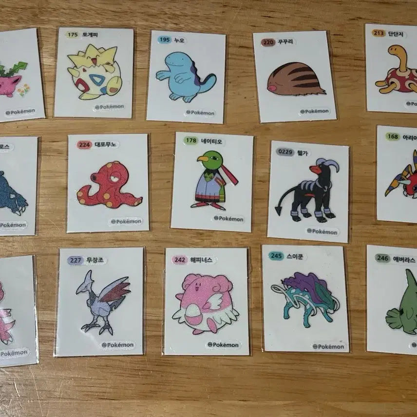 [BUNJANG] Sticker Bundle Set / 띠부씰 일괄