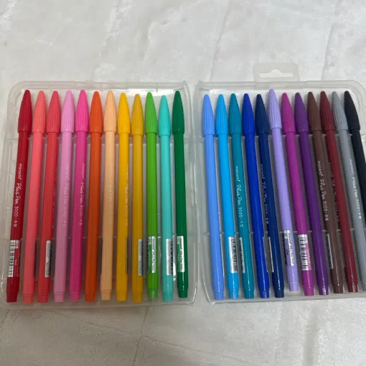 [BUNJANG] Monami Plus Pen 3000 24 Color Set / 플러스팬3000수성펜24색 세트