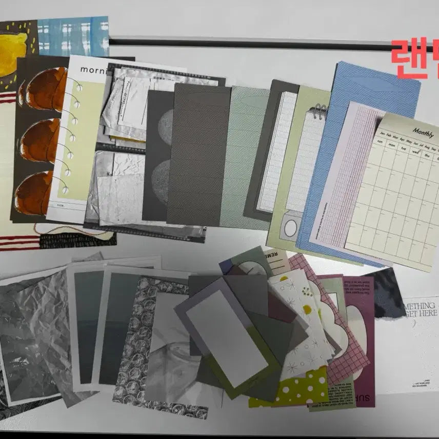 [BUNJANG] DIY Scrapbooking Set / 2번) 다꾸 스크랩 소분세트