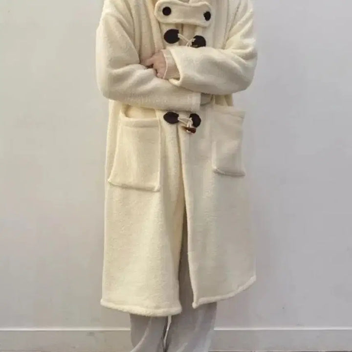 [BUNJANG] Ably Long Sherpa Coat / 에이블리 양털 롱코트