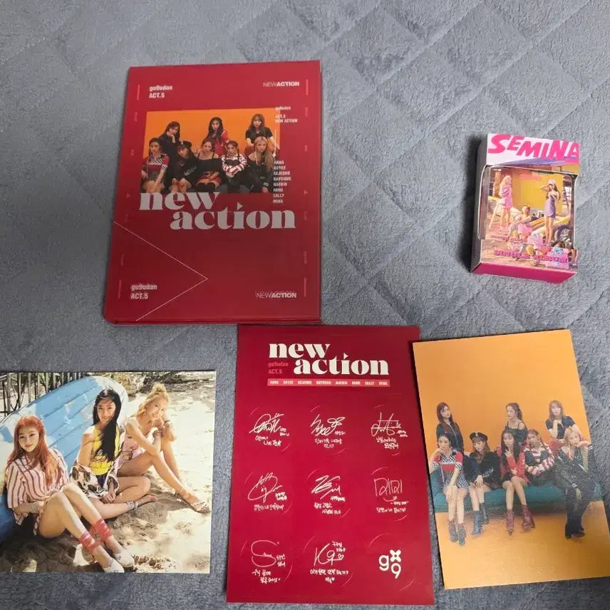 [BUNJANG] gugudan New Action Album gugudan SEMINA Kit Bundle Set / 구구단 뉴액션 앨범 구구단 세미나 키트 일괄