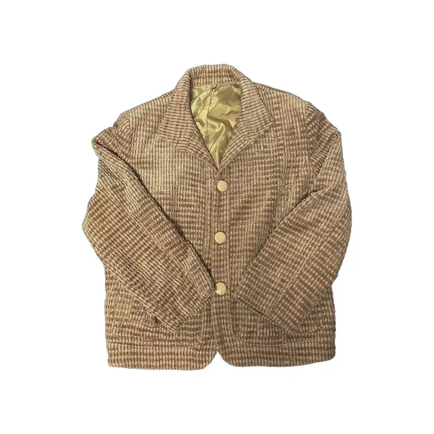 [BUNJANG] Crew Vintage Tweed Jacket / 크루빈티지 트위드자켓 three flora