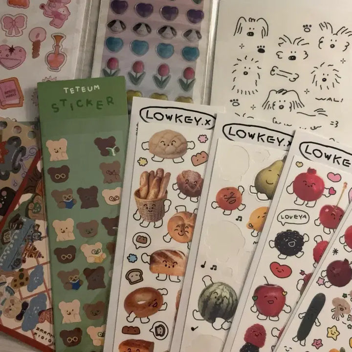 [BUNJANG] Lowkeyx Apartment Stickers Bundle / 14장 스티커 처분 다꾸 다이어리 로우키엑스 공상아파트먼트