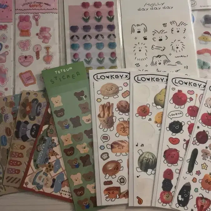 [BUNJANG] Lowkeyx Apartment Stickers Bundle / 14장 스티커 처분 다꾸 다이어리 로우키엑스 공상아파트먼트