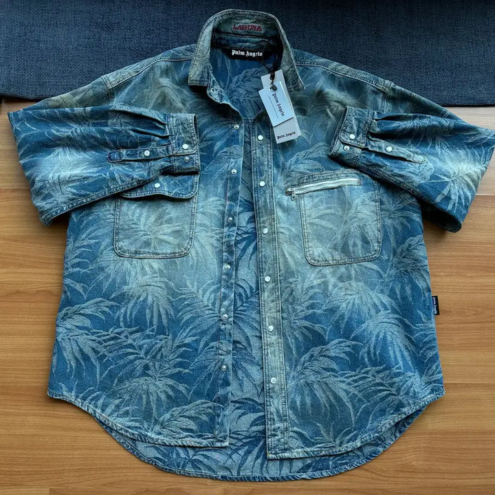 [BUNJANG] Palm Angels Denim Jacket / 팜엔젤스 청자켓 데님 자켓