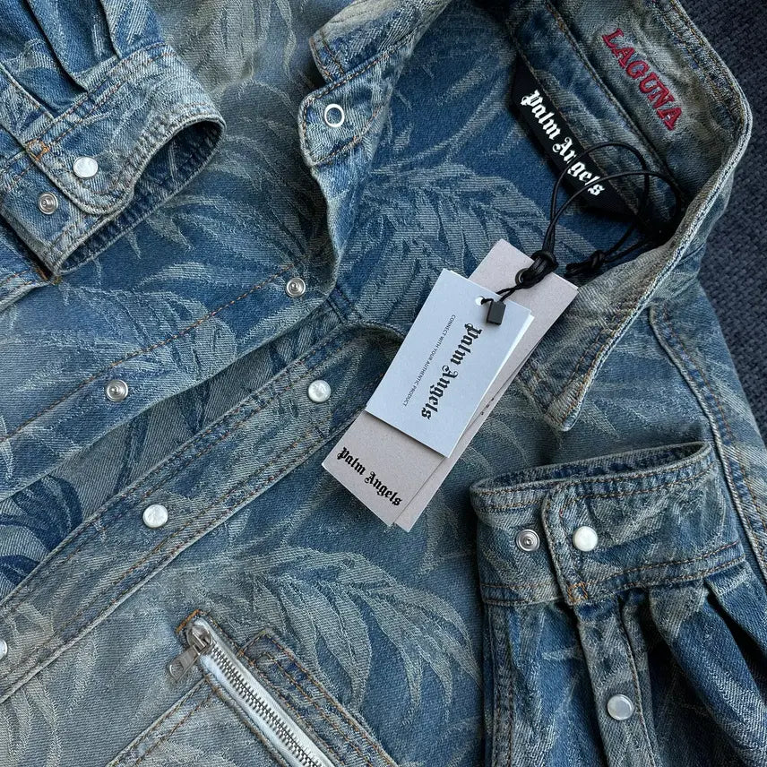 [BUNJANG] Palm Angels Denim Jacket / 팜엔젤스 청자켓 데님 자켓