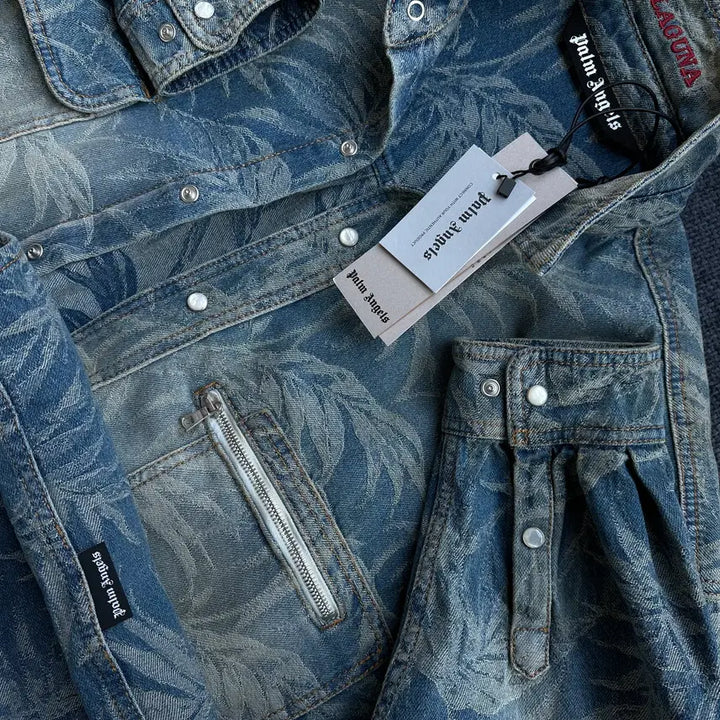 [BUNJANG] Palm Angels Denim Jacket / 팜엔젤스 청자켓 데님 자켓