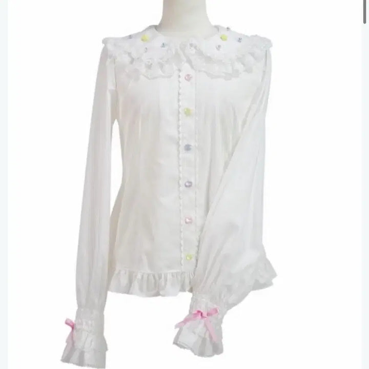 [BUNJANG] Angelic Pretty Colorful Pearl Star Blouse / 엔젤릭 프리티 블라우스 컬러풀 펄 스타Angelic Pretty