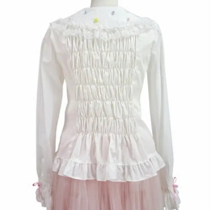 [BUNJANG] Angelic Pretty Colorful Pearl Star Blouse / 엔젤릭 프리티 블라우스 컬러풀 펄 스타Angelic Pretty