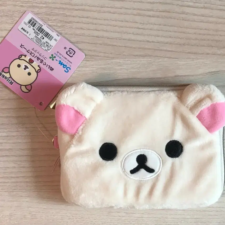 [BUNJANG] San-X Korilakkuma Plushie Passcase Pouch / 산엑스 코리락쿠마 봉제인형 누이 패스케이스 파우치