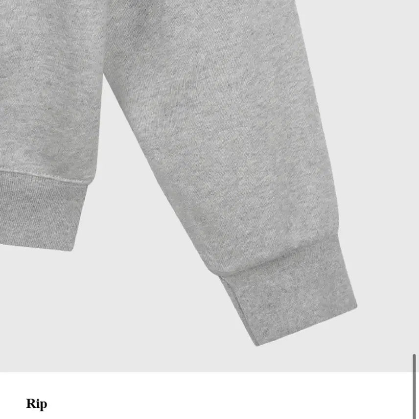 [BUNJANG] Double Check Grey Hoodie / 공용) 후드집업(짚) L그레이회색 더블체크 Double Check