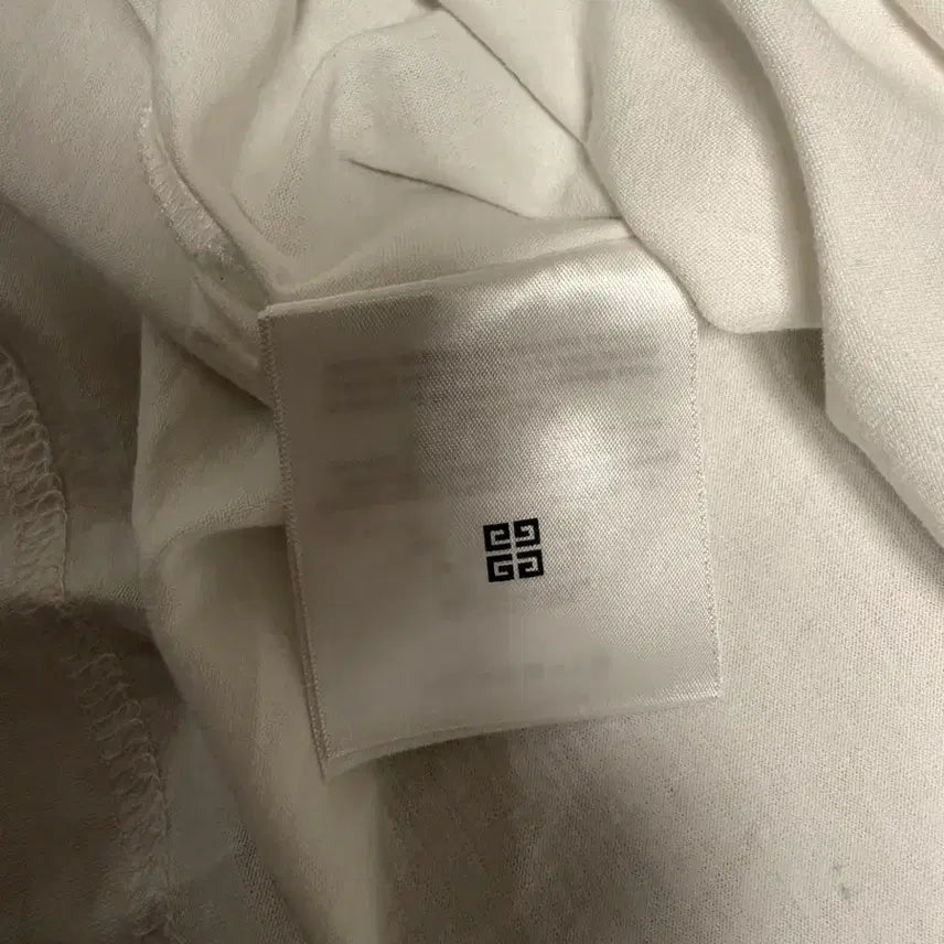 [BUNJANG] Givenchy Embroidered T-shirt - Gray/Orange - Men's / 지방시 반팔 티셔츠 S