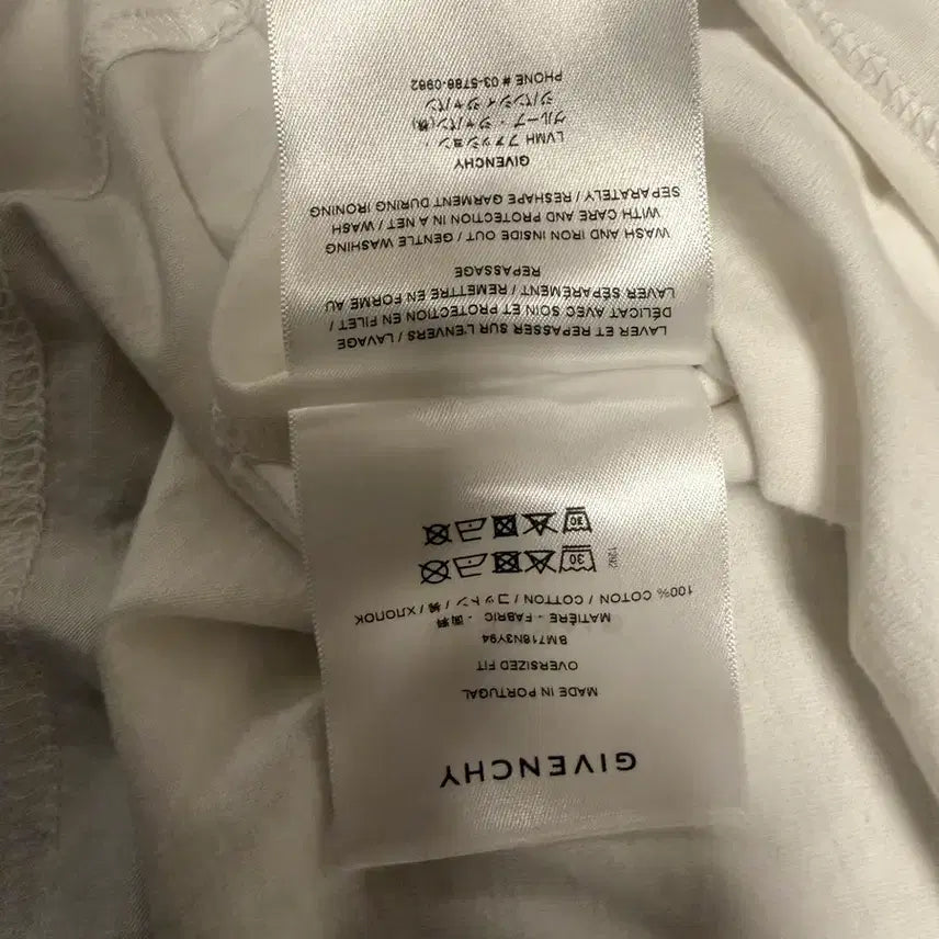 [BUNJANG] Givenchy Embroidered T-shirt - Gray/Orange - Men's / 지방시 반팔 티셔츠 S