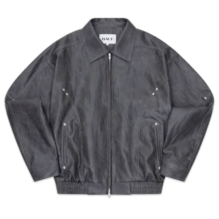 [BUNJANG] Vaup Leather Blouson Jacket / 바우프 레더블루종자켓