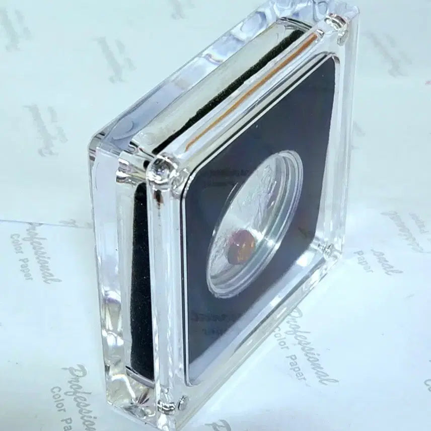 [BUNJANG] Limited Edition Silver Coin with Amber Inlay / 최고급(은화) 고급 천역호박 보석삽입  기념 한정판 은화