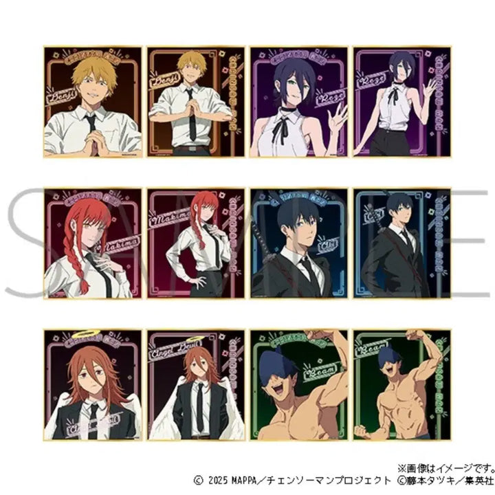 [BUNJANG] Chainsaw Man: Reze Arc Neon Mini Shikishi Collection / 극장판 체인소맨 레제편 네온 미니 색지 컬렉션 - 레제,마키마,빔 등