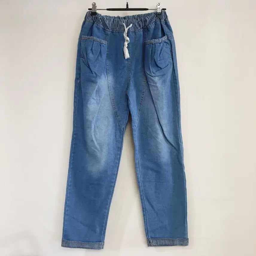 [BUNJANG] Banding Denim Pants / 밴딩 데님 팬츠 청바지 Free