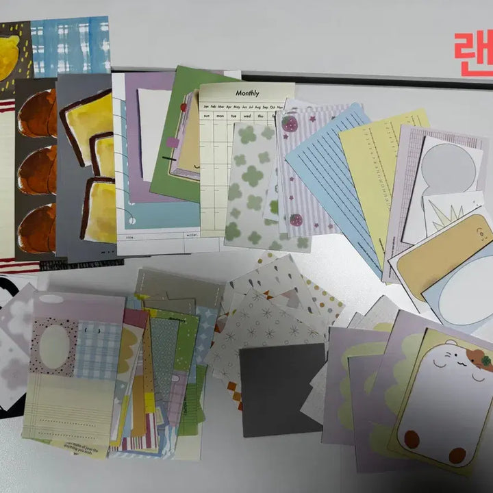 [BUNJANG] Cute Diary Deco Split Set / 4번) 캐릭터 귀여운 다꾸 소분세트