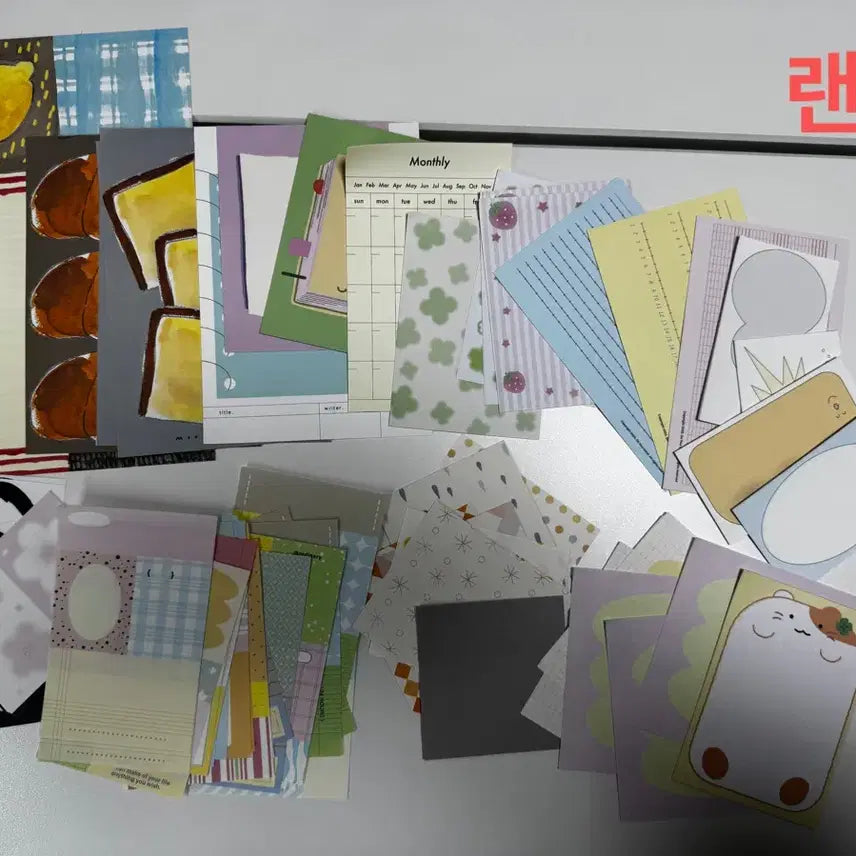 [BUNJANG] Cute Diary Deco Split Set / 4번) 캐릭터 귀여운 다꾸 소분세트