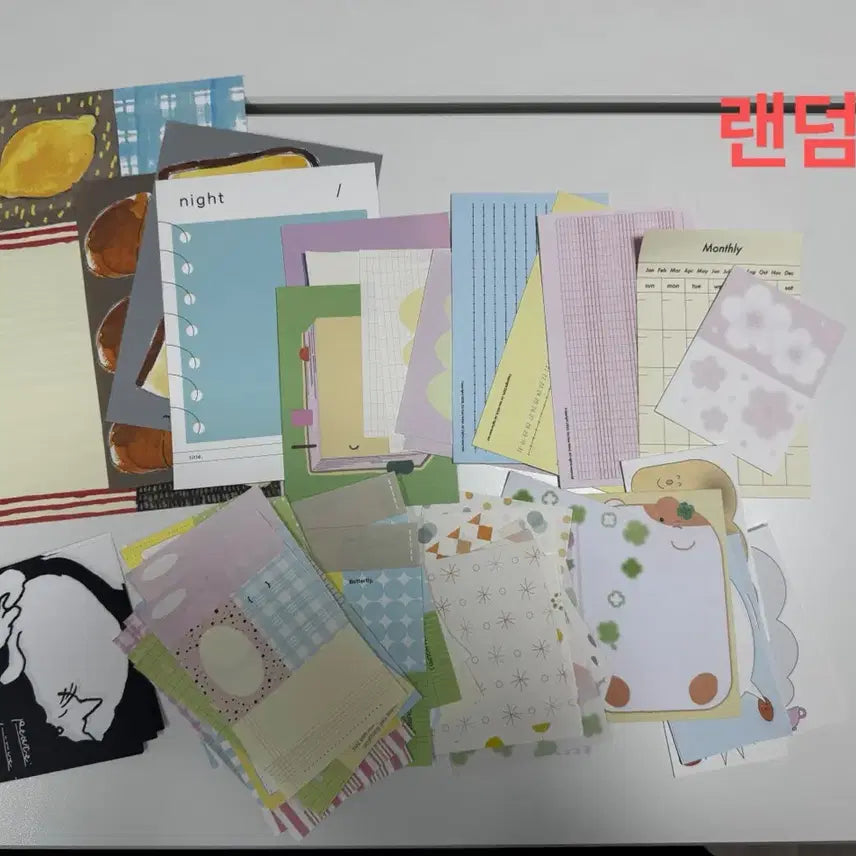 [BUNJANG] Cute Diary Deco Split Set / 4번) 캐릭터 귀여운 다꾸 소분세트
