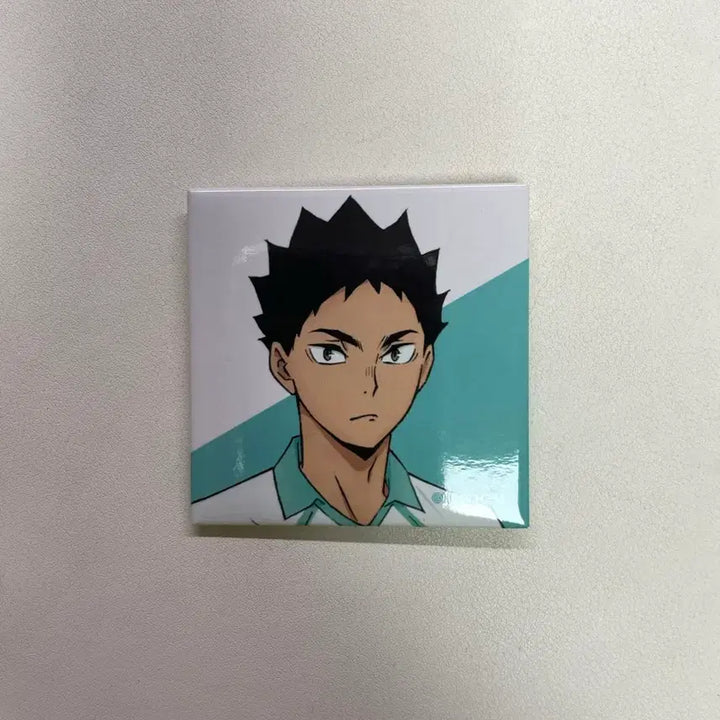 [BUNJANG] Haikyuu!! Iwaizumi Hajime Uniform Version Trading Square Can Badge / [이와이즈미 하지메] 하이큐 트레이딩 스퀘어 캔뱃지 유니폼 버전