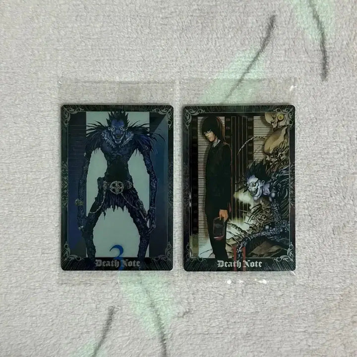 [BUNJANG] Death Note Ryuk & Teru Mikami Illustration Card Bundle Set / 데스노트 류크 사신 미카미 테루 원화 웨하스 카드 미개봉 일괄