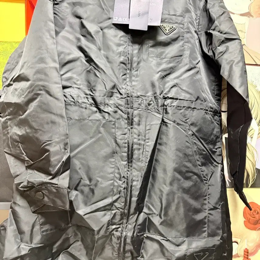 [BUNJANG] Lina Nylon Black Jacket / 리나일론 블랙 자켓 66반까지