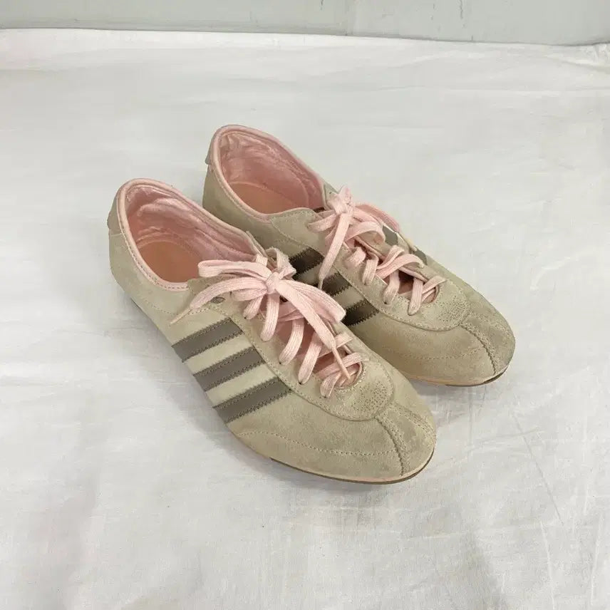 [BUNJANG] Adidas Balletcore Suede Sneakers (240) / 아디다스 발레코어 스웨이드 스니커즈 240 <57>