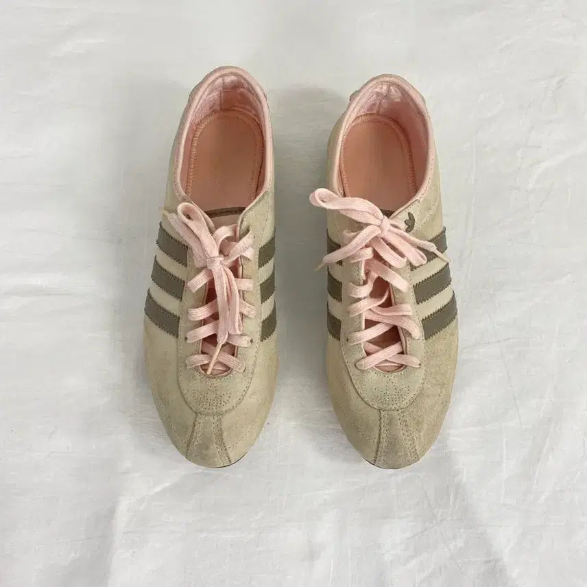 [BUNJANG] Adidas Balletcore Suede Sneakers (240) / 아디다스 발레코어 스웨이드 스니커즈 240 <57>