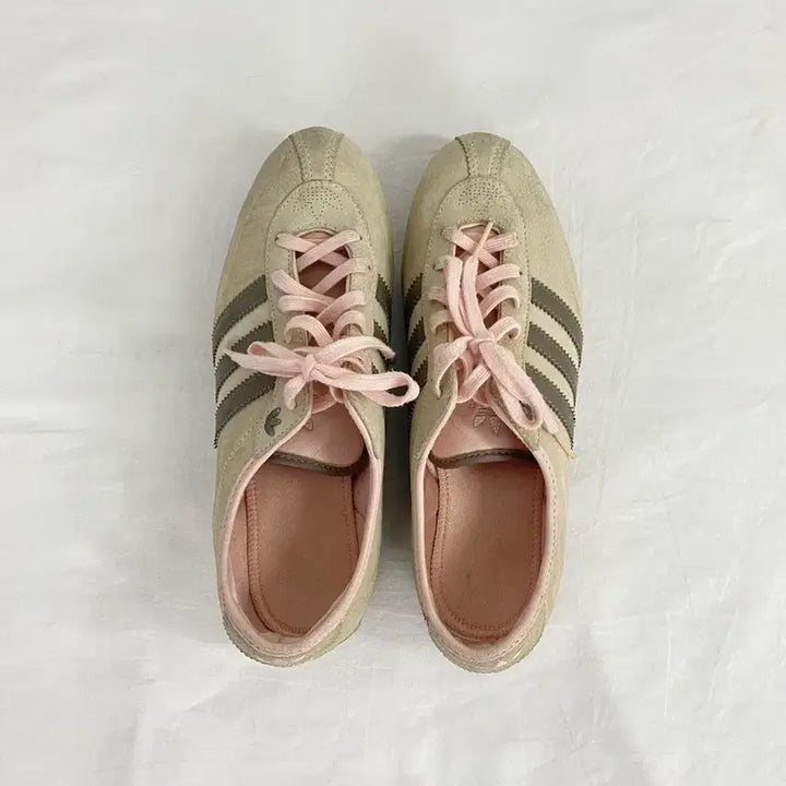 [BUNJANG] Adidas Balletcore Suede Sneakers (240) / 아디다스 발레코어 스웨이드 스니커즈 240 <57>