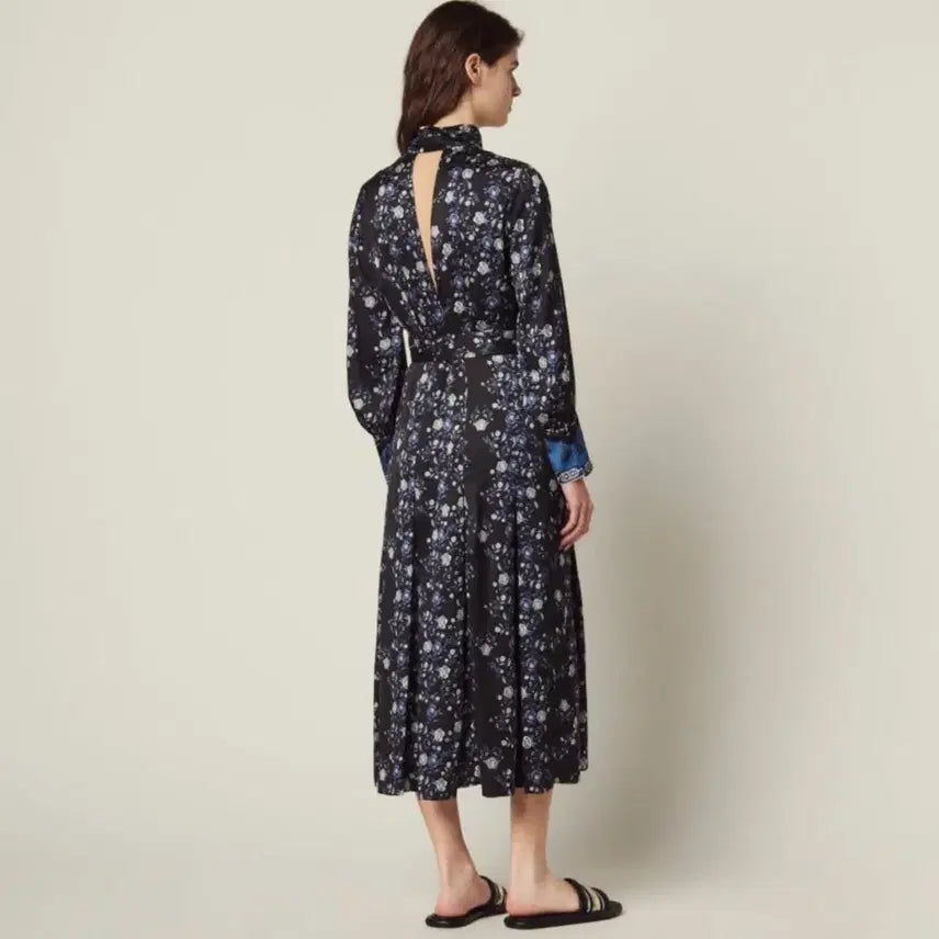 [BUNJANG] Sandro Patterned Long Dress / sandro 산드로 패턴 롱원피스 55