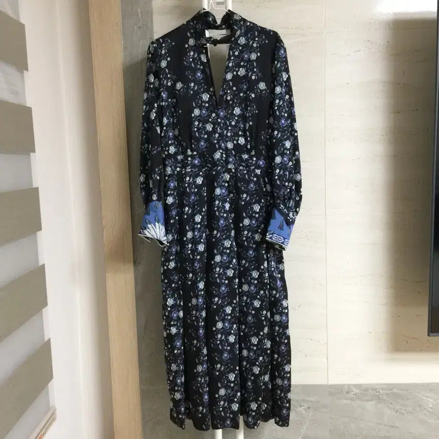 [BUNJANG] Sandro Patterned Long Dress / sandro 산드로 패턴 롱원피스 55