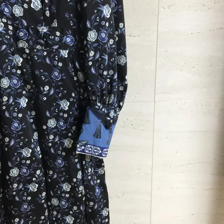 [BUNJANG] Sandro Patterned Long Dress / sandro 산드로 패턴 롱원피스 55