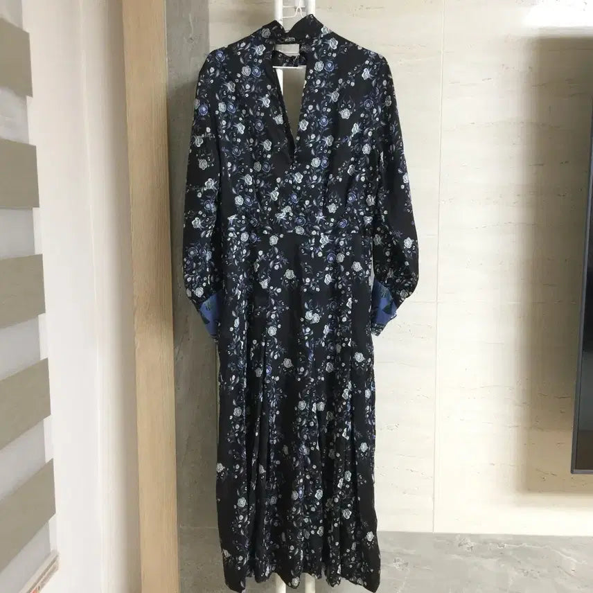 [BUNJANG] Sandro Patterned Long Dress / sandro 산드로 패턴 롱원피스 55