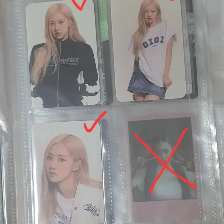 [BUNJANG] Blackpink Rosé O!Oi Photocard Bundle Set / 로제 oioi 포토카드 일괄