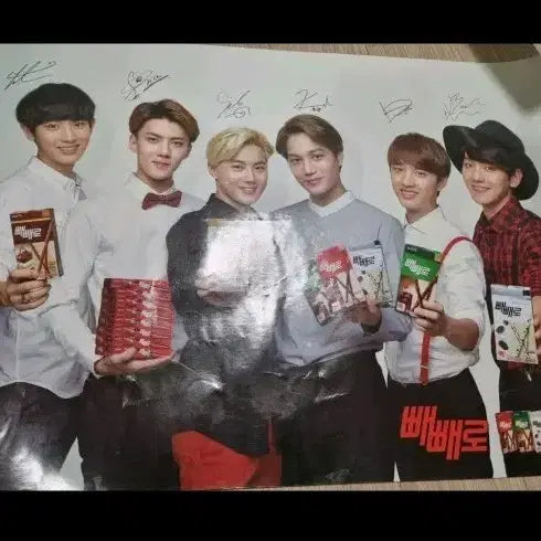 [BUNJANG] EXO Pepero Poster / EXO 엑소 빼빼로 포스터