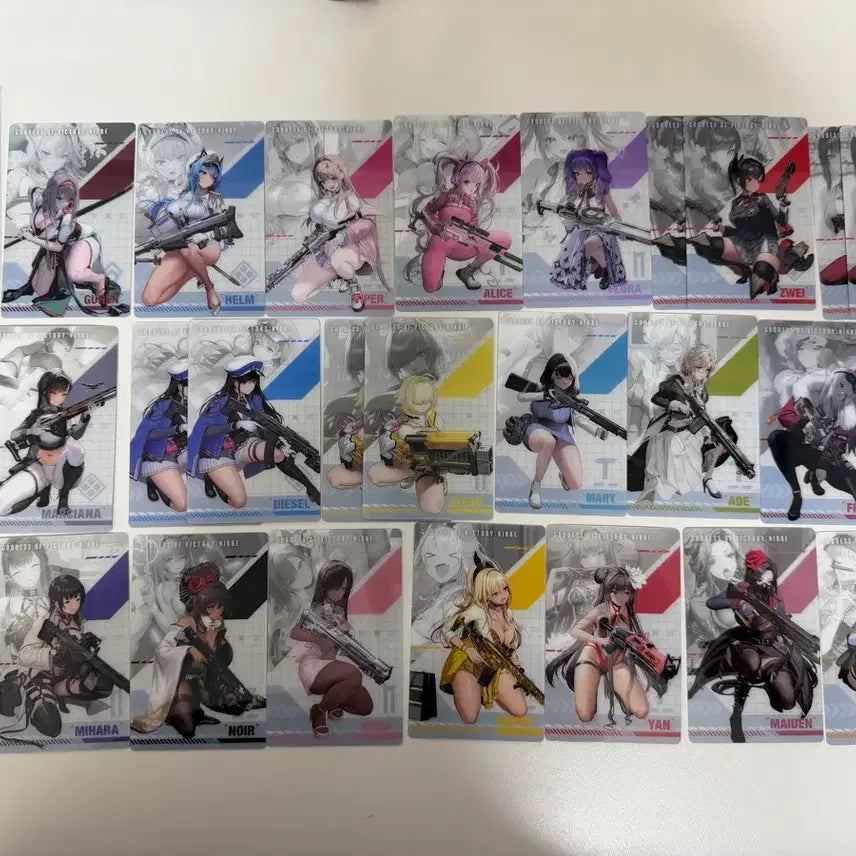 [BUNJANG] NIKKE Metal and Wafer Card Bundle Set / 니케 메탈 카드 및 웨하스 카드 일괄