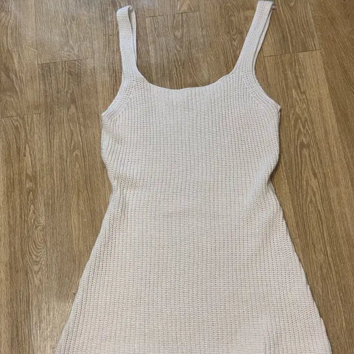 [BUNJANG] MaybeBaby Soft Pink Knit Mini Dress / 맘 바뀌기 전에 메이비베이비구매 얇은 니트원피스 소프트핑크