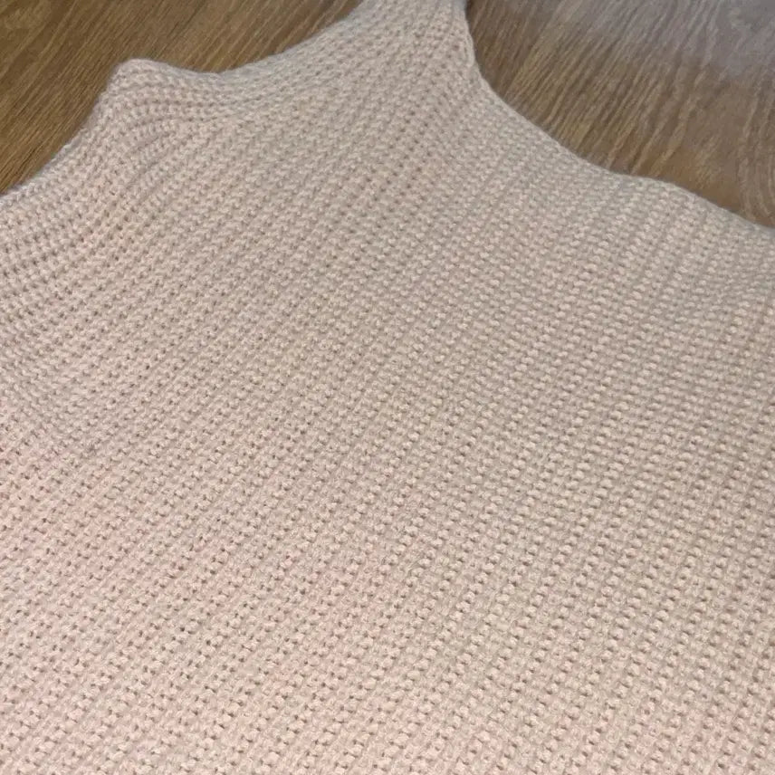 [BUNJANG] MaybeBaby Soft Pink Knit Mini Dress / 맘 바뀌기 전에 메이비베이비구매 얇은 니트원피스 소프트핑크