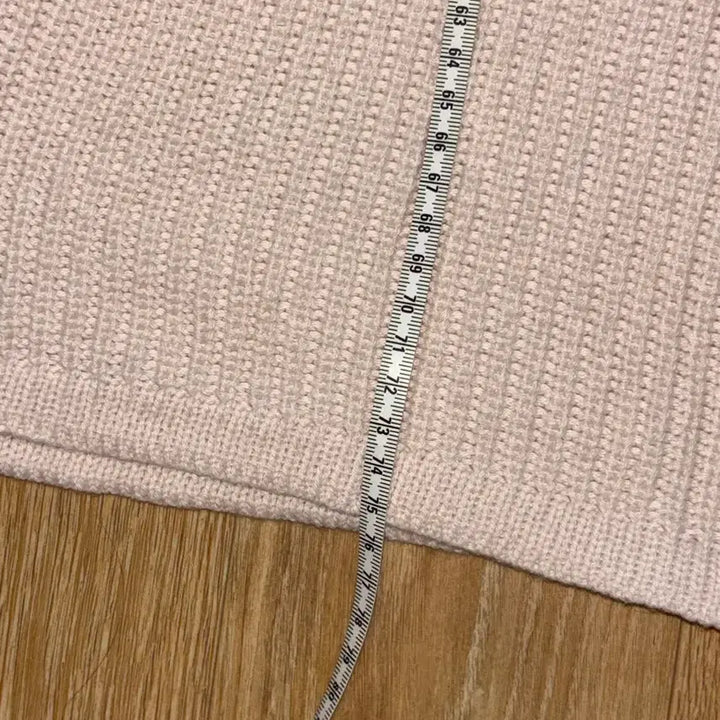[BUNJANG] MaybeBaby Soft Pink Knit Mini Dress / 맘 바뀌기 전에 메이비베이비구매 얇은 니트원피스 소프트핑크