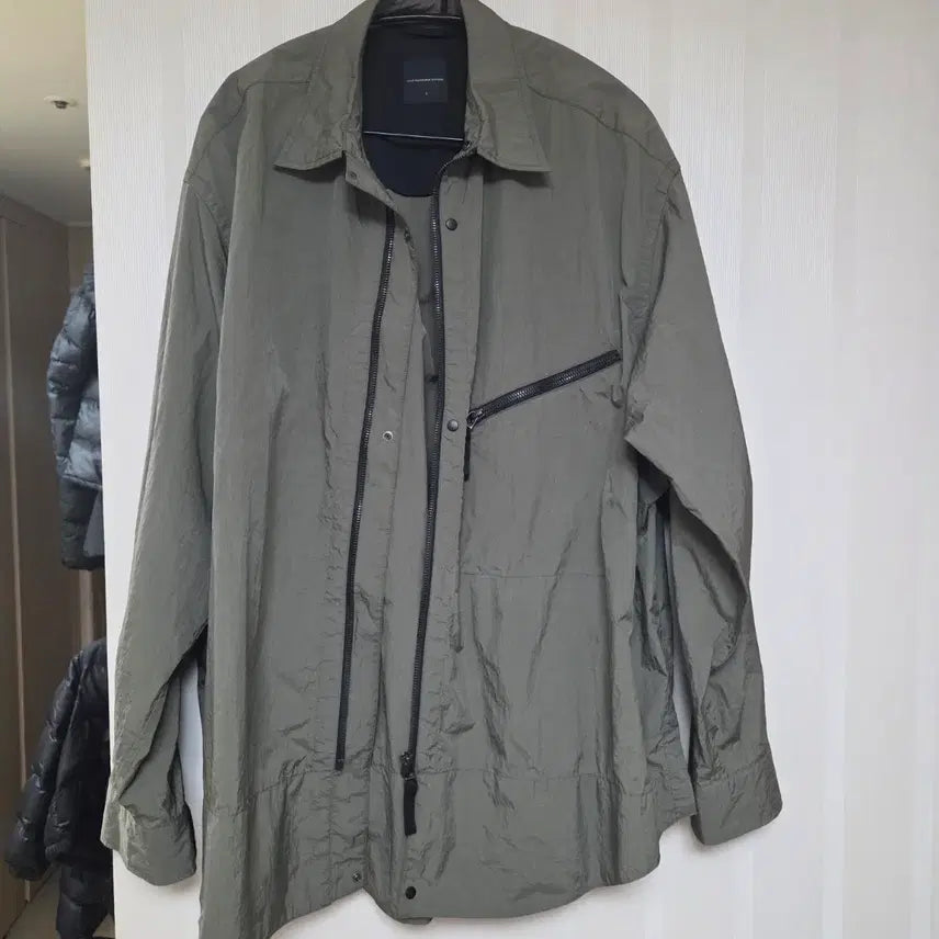 [BUNJANG] Moif Flyer Shirt Jacket Stone Ripstop Size 1 / 새상품 모이프 플라이어 셔츠 자켓 스톤 립스탑 1사이즈