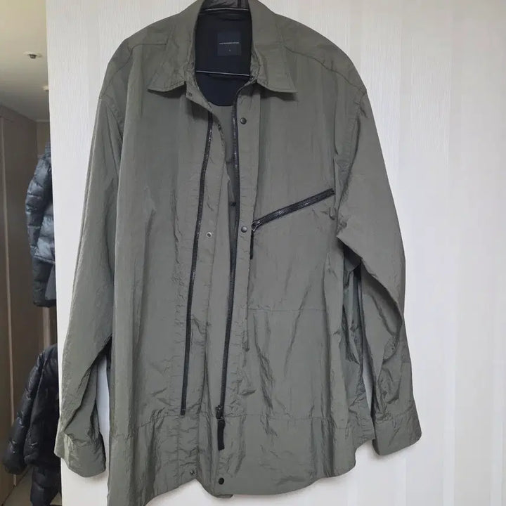 [BUNJANG] Moif Flyer Shirt Jacket Stone Ripstop Size 1 / 새상품 모이프 플라이어 셔츠 자켓 스톤 립스탑 1사이즈