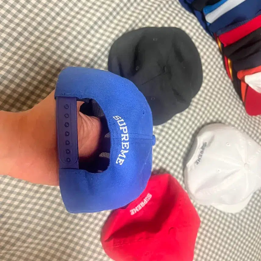 [BUNJANG] Supreme Underline Snapback Blue / 슈프림 언더라인 스냅백 블루