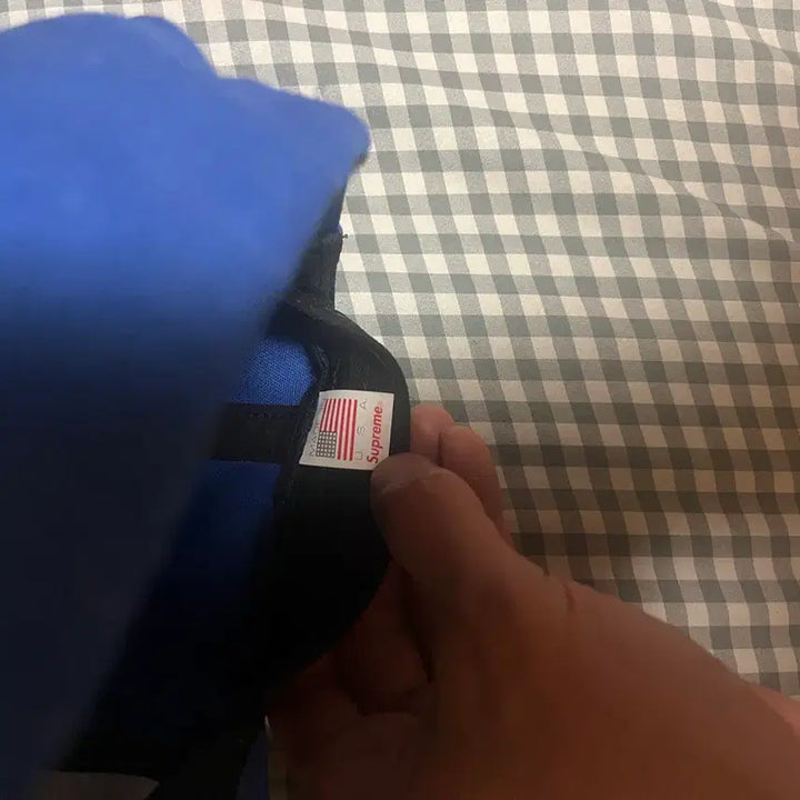 [BUNJANG] Supreme Underline Snapback Blue / 슈프림 언더라인 스냅백 블루